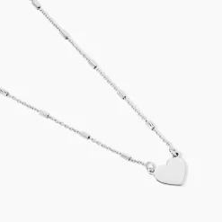 Collier Argent Blanc Taneka