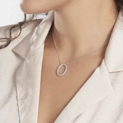 Collier Argent Blanc Unai