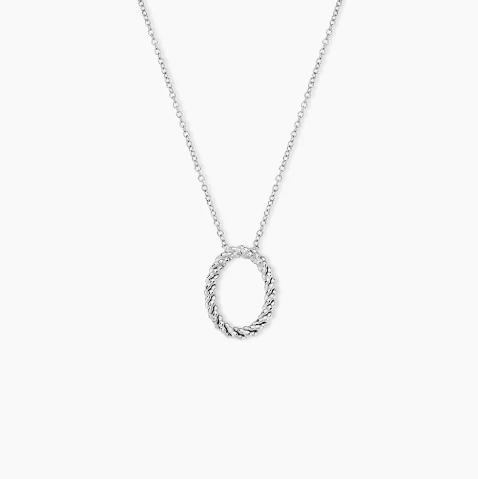 Collier Argent Blanc Unai