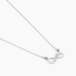 Collier Argent Blanc Wandis