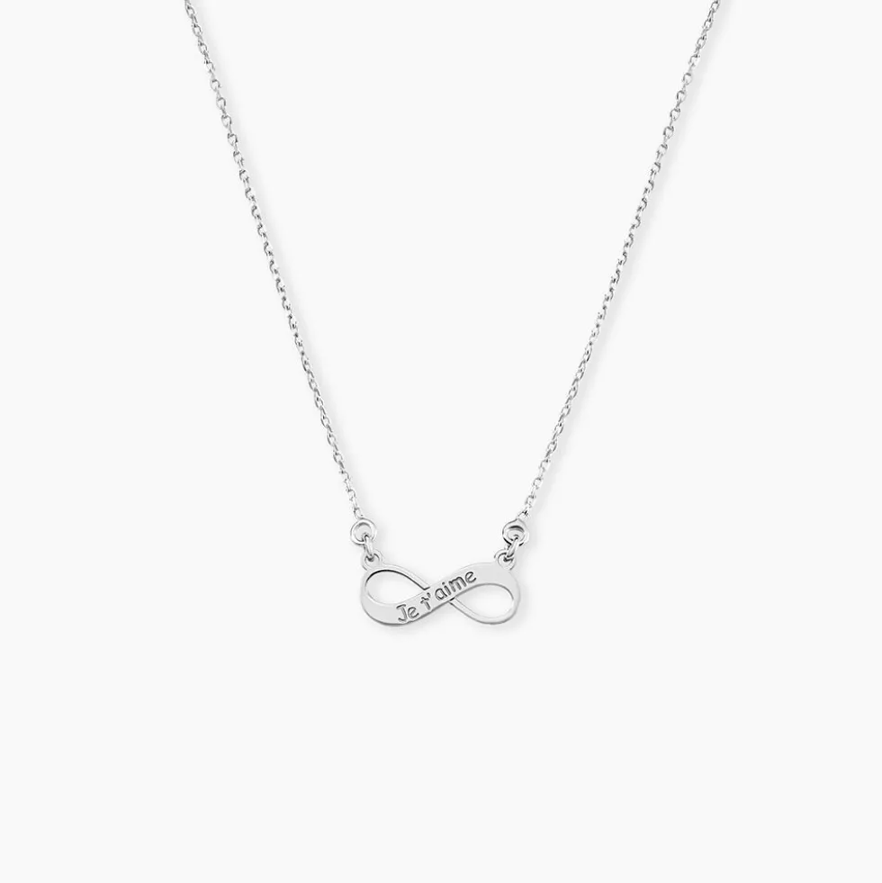 Collier Argent Blanc Wandis