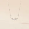 Collier Argent Eden Oxyde De Zirconiums