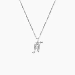 Collier Argent Fifi Oxydes De Zirconium