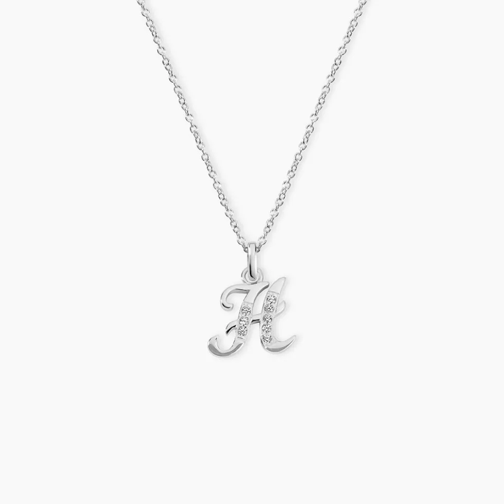 Collier Argent Fifi Oxydes De Zirconium