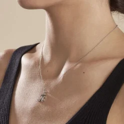 Collier Argent Fifi Oxydes De Zirconium