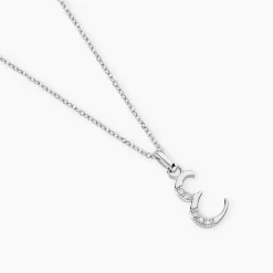 Collier Argent Fifi Oxydes De Zirconium