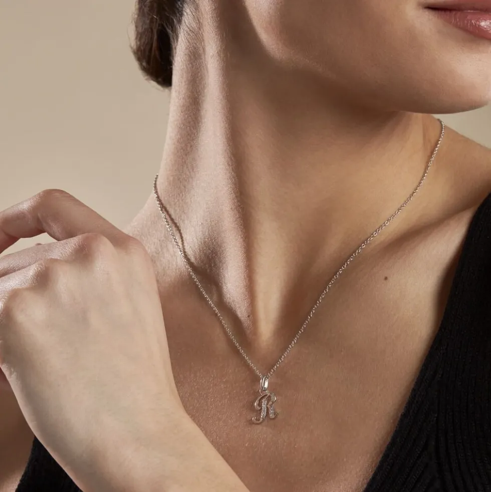 Collier Argent Fifi Oxydes De Zirconium