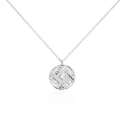 Collier Argent Herbert Oxydes De Zirconium