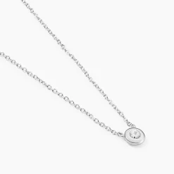 Collier Argent Laureano Oxydes De Zirconium