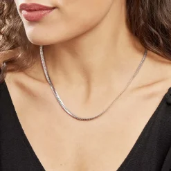 Collier Argent Medad