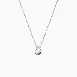 Collier Argent Sidonio Oxydes De Zirconium