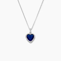 Collier Argent Sphinx Oxydes De Zirconium