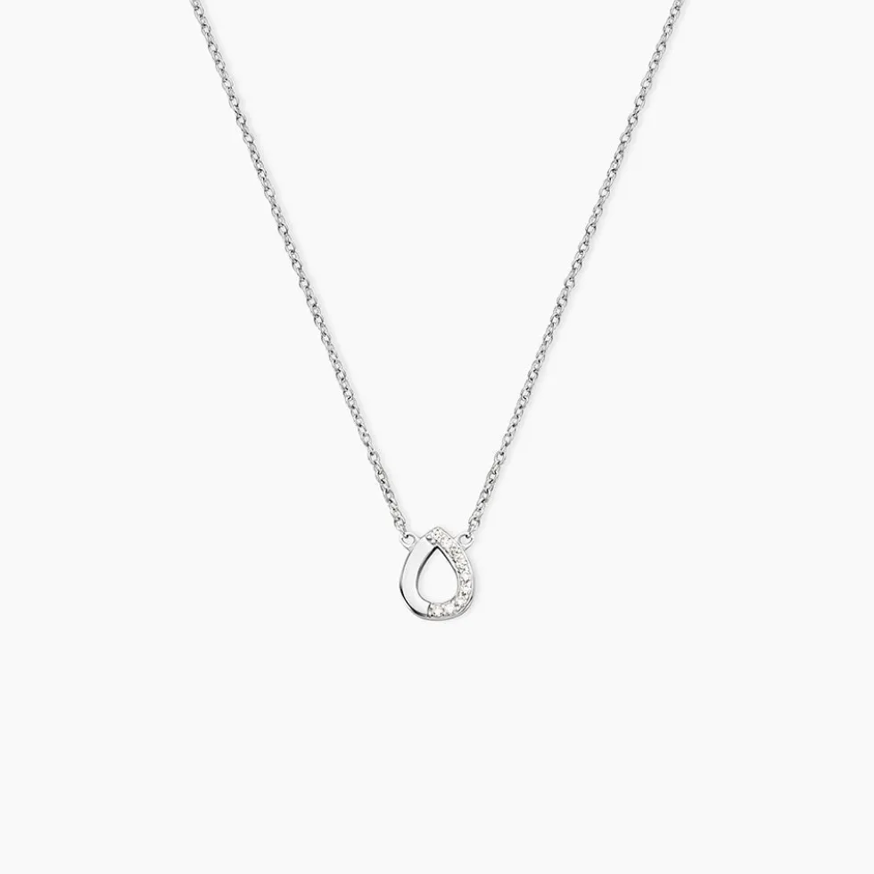 Collier Argent Tancelin Oxydes De Zirconium