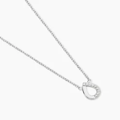 Collier Argent Tancelin Oxydes De Zirconium