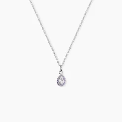 Collier Argent Tania Oxydes De Zirconium