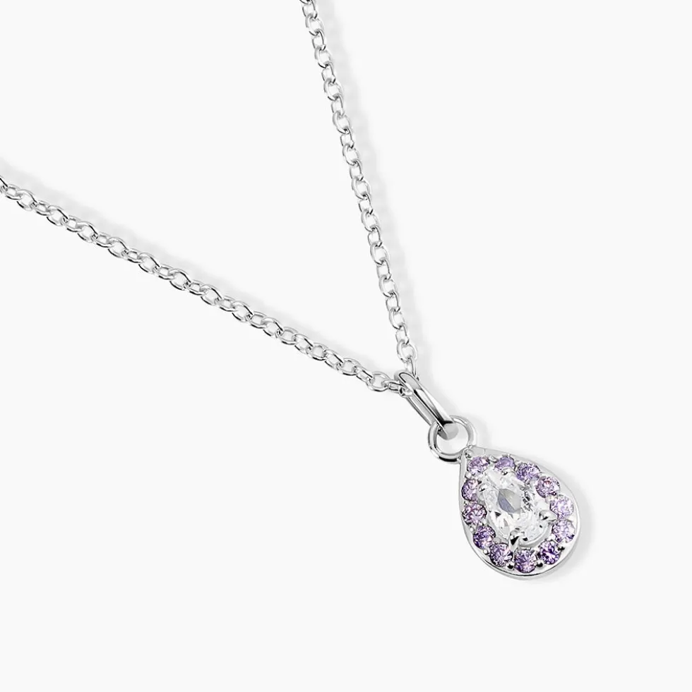 Collier Argent Tania Oxydes De Zirconium