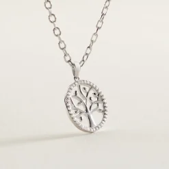 Collier Argent Urcisse Oxydes De Zirconium
