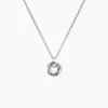 Collier Ariah Argent Blanc