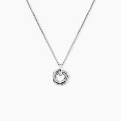 Collier Ariah Argent Blanc