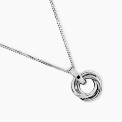 Collier Ariah Argent Blanc