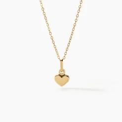 Collier Aricia Coeur Or Jaune
