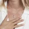 Collier Arone Argent Blanc Oxyde De Zirconium