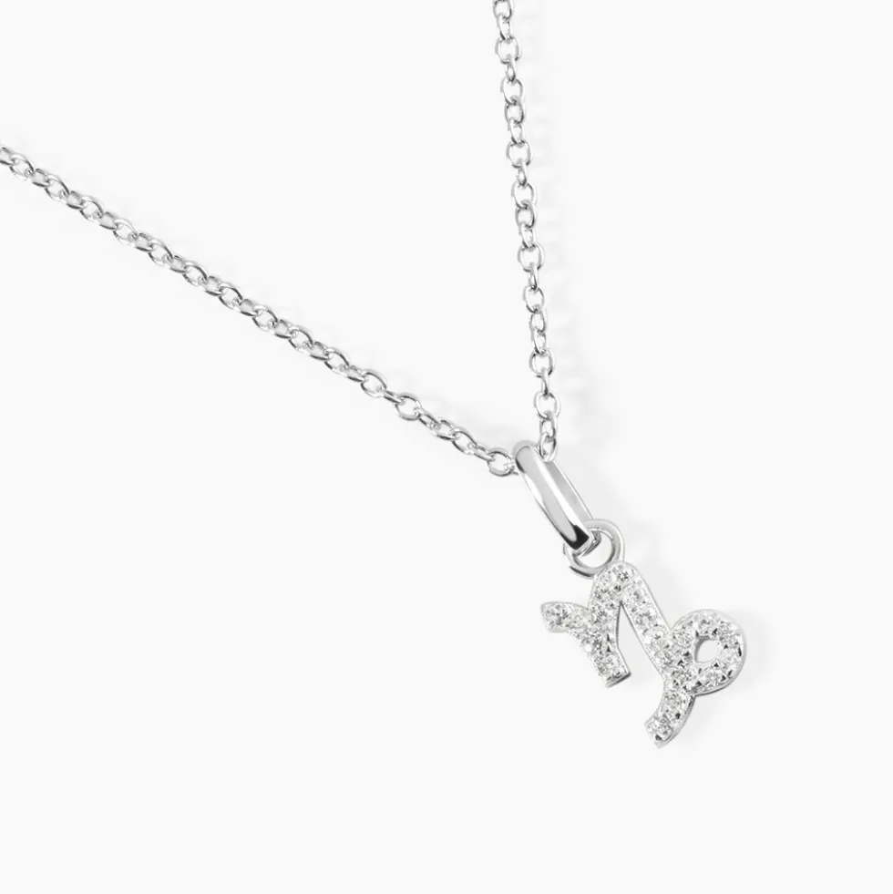 Collier Astra Argent Blanc Oxyde De Zirconium