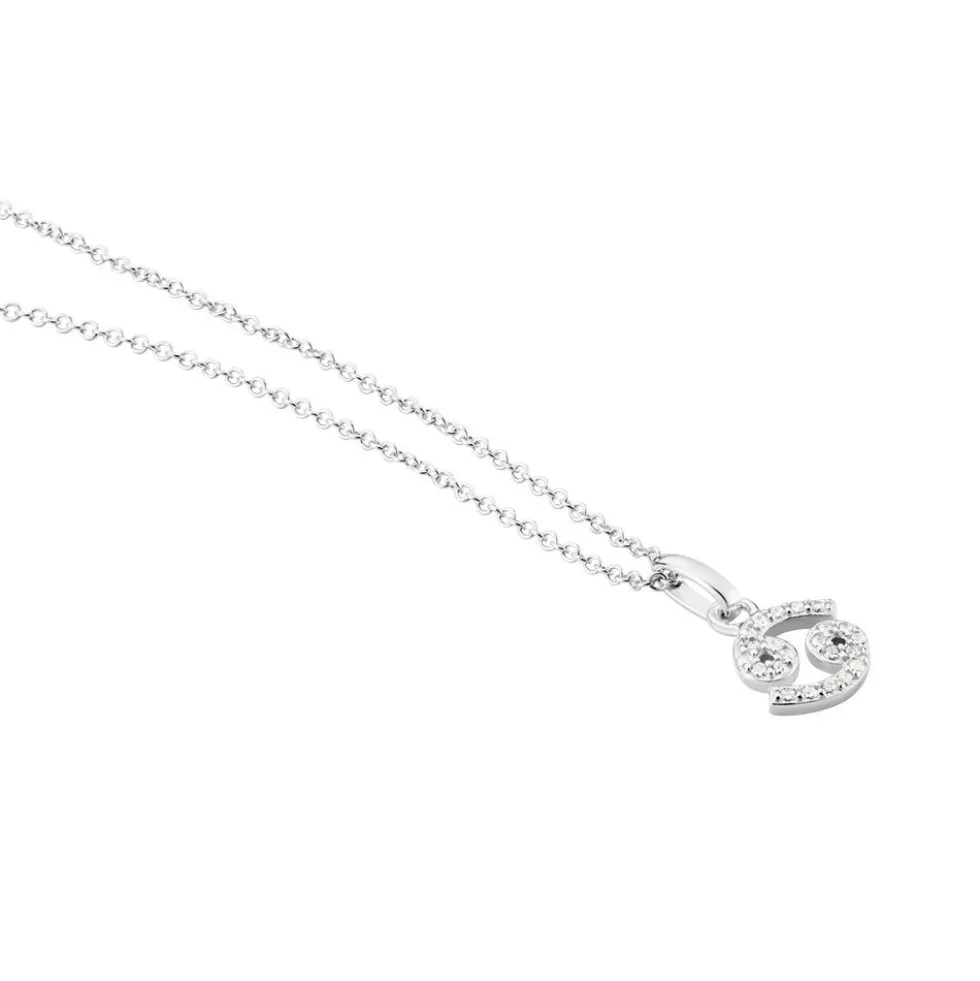 Collier Astra Argent Blanc Oxyde De Zirconium