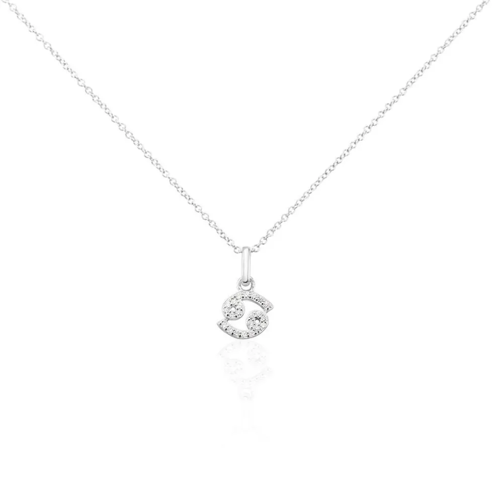 Collier Astra Argent Blanc Oxyde De Zirconium