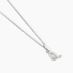 Collier Astra Argent Blanc Oxyde De Zirconium