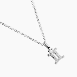 Collier Astra Argent Blanc Oxyde De Zirconium