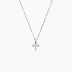 Collier Astra Argent Blanc Oxyde De Zirconium