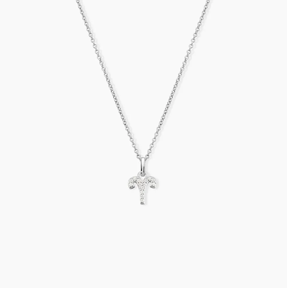 Collier Astra Argent Blanc Oxyde De Zirconium