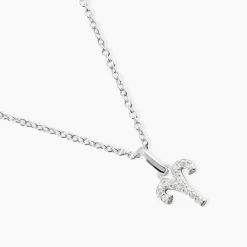 Collier Astra Argent Blanc Oxyde De Zirconium