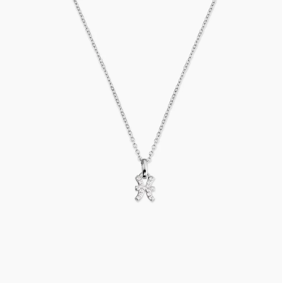 Collier Astra Argent Blanc Oxyde De Zirconium