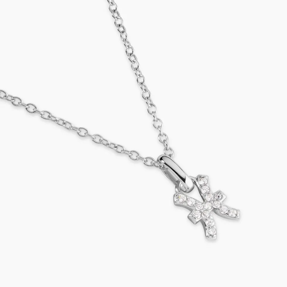 Collier Astra Argent Blanc Oxyde De Zirconium