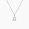 Collier Astra Argent Blanc Oxyde De Zirconium