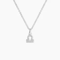 Collier Astra Argent Blanc Oxyde De Zirconium