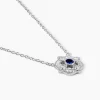 Collier Astrea Argent Blanc Oxyde De Zirconium