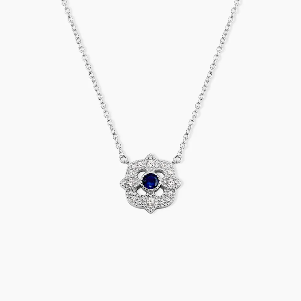 Collier Astrea Argent Blanc Oxyde De Zirconium