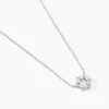 Collier Astrea Argent Blanc Oxyde De Zirconium