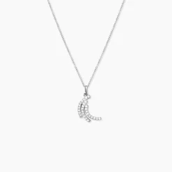 Collier Augustus Argent Blanc Oxyde De Zirconium