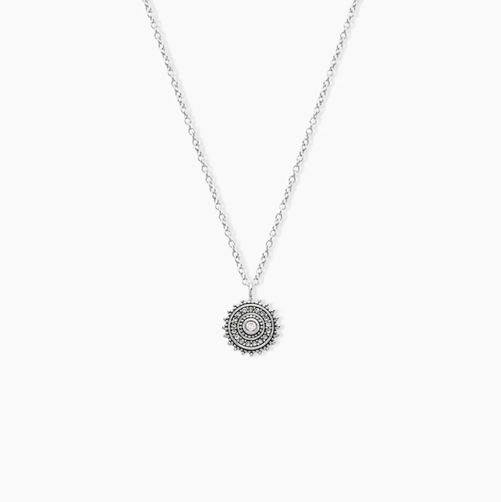 Collier Auretta Argent Blanc Oxyde De Zirconium
