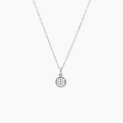 Collier Austen Argent Blanc Oxyde De Zirconium