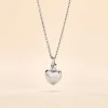 Collier Barbara Argent Blanc