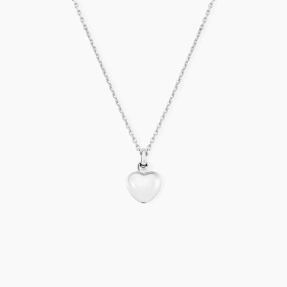 Collier Barbara Argent Blanc