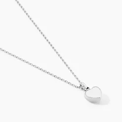Collier Barbara Argent Blanc