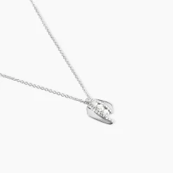 Collier Barbara Or Blanc Diamant