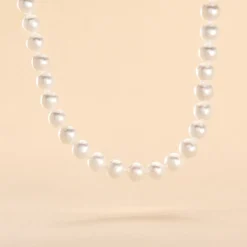 Collier Baroque Or Jaune Perle De Culture