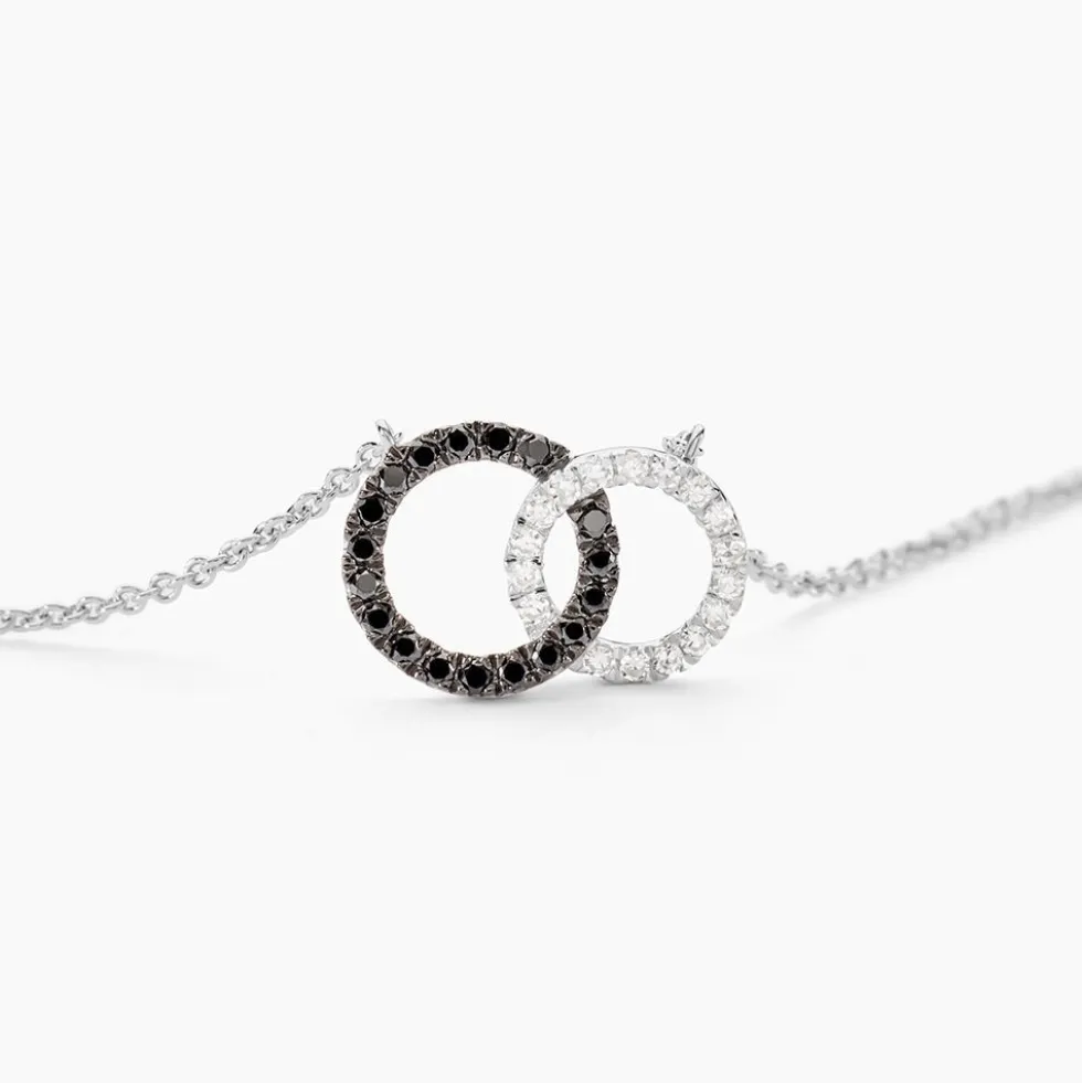 Collier Bella Or Blanc Diamant